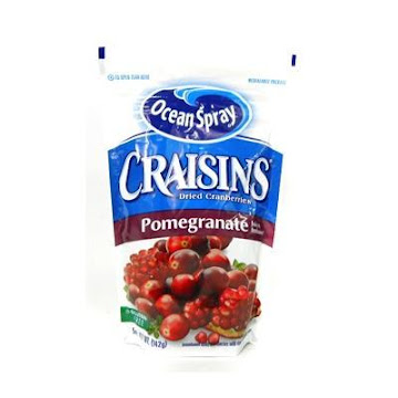 PASABOCAS OCEAN SPRAY   CRAISINS POMEGRANATE GLUTEN FREE X142G.        
