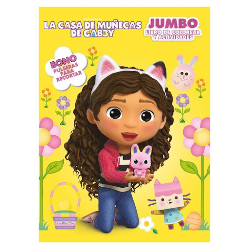 La Casa De Muñecas De Gabby. Jumbo Libro De Colorear Altea Libro x 1.0 CASA MUÑECAS GABBY. LA JUMBO COLOR Y AC   Dos nuevos libros de actividades y colorear con uno de los personajes más queridos por niños y niñas en Netflix. Un divertido libro de actividades con pulsera