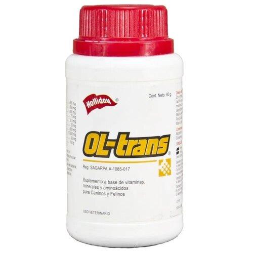 OL-TRANS 80 GR Holliday  x 1 Suplemento vitamínico mineral energizante en polvo palatable. Condroprotector.