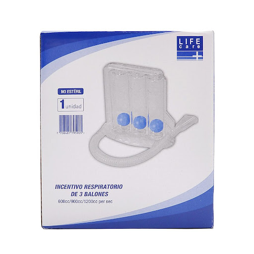 Incentivo Respiratorio De 3 Balones Life Care x 1 und