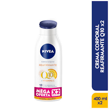 Crema Corporal Nivea Reafirmante Q10 + Vitamina C 400 ml x 2 und undefined