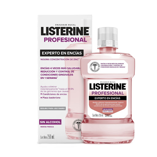 Enjuague Bucal Listerine Profesional Experto En Encías x 250 ml