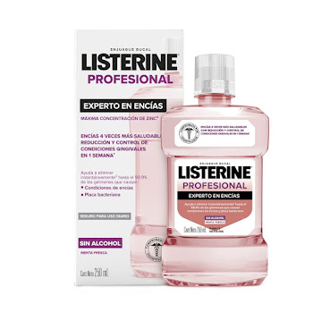 Enjuague Bucal Listerine Profesional Experto En Encías x 250 ml  