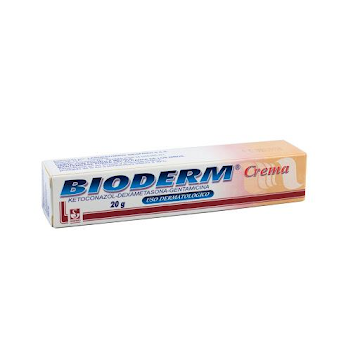 Bioderm Ketoconazol + Dexametasona + Gentamicina 2g/0.40g/0.1 Siegfried Crema Tubo x 20 gr  