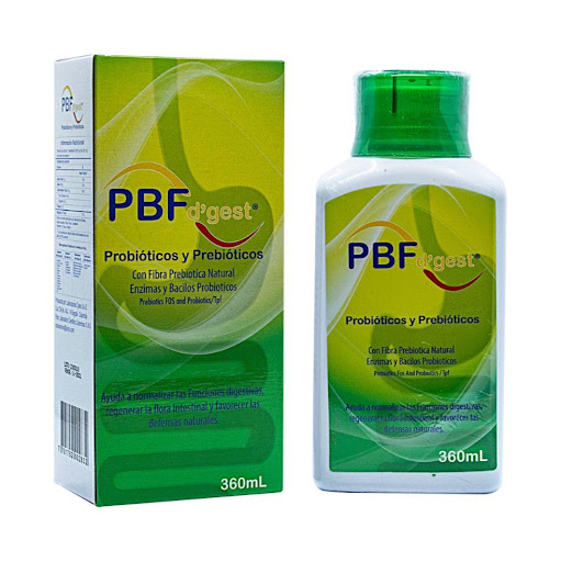Fibra Prebiótica Natural Enzimas Digestivas Frasco X 360 Ml PDF d´gest Frasco x 5 Probióticos y Prebióticos líquido Frasco x 360 ml Adultos.