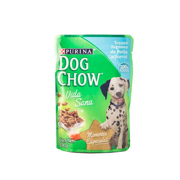 Comida Para Perros Dog Chow Vida Sana Cachorros Trozos Pollo x 100 gr  