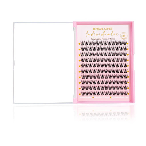 Pestañas Postizas Individuales Natural Effect 8mm - 10 Líneas Bryka 1 Unidad x 1und