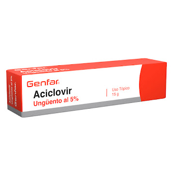 Aciclovir Genfar 5% Ungüento Tópico Tubo x 15 gr  