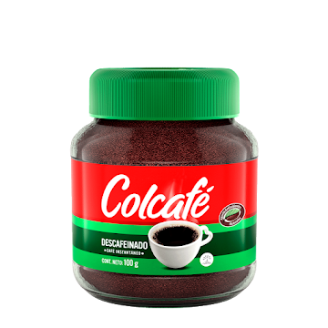 Café Colcafé Descafeinado Instantáneo x 100 gr  