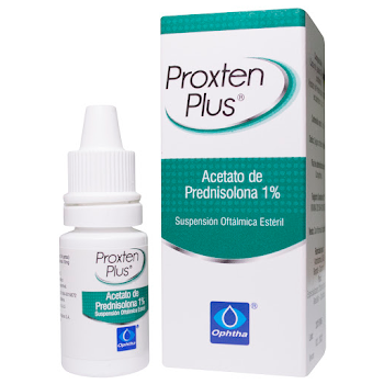 Proxten Plus Acetato de Prednisolona 1% Ophtha Frasco x 5 ml  