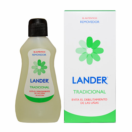 Quitaesmalte Removedor Lander Tradicional Evita Debilitamiento x 75 ml