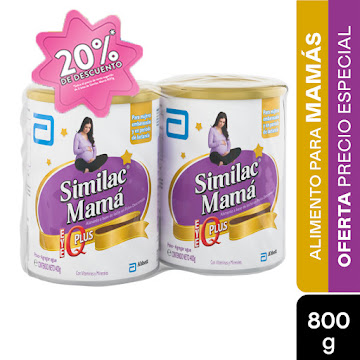 Leche En Polvo Similac Mamá Pack x 2 und x 400 gr  