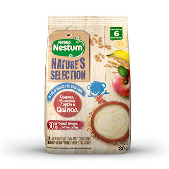 Cereal Nestum Natures Selection Banana Manzana Y Quinoa x 180 gr  