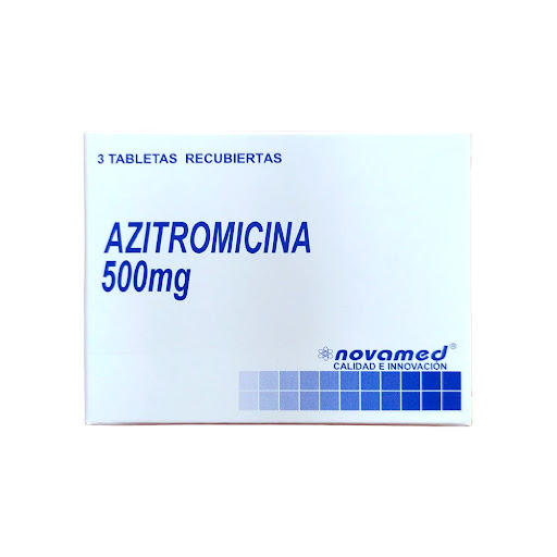 Azitromicina 500mg Novamed Caja x 3 Tabletas