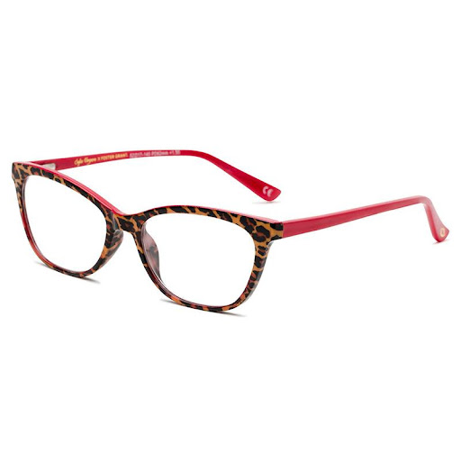 Gafas De Lectura TERESA LEP/RED 200 Para Mujer SOFIA VERGARA Caja x 1 Estas gafas, diseñadas en colaboración con Sofía Vergara, refleja un estilo sofisticado y moderno. Su silueta elegante incluye detalles tipo joyería y acabados únicos. Cuenta con micas resistentes a i