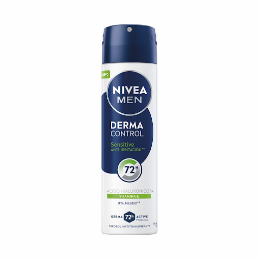 Desodorante Nivea Derma Control Sensitive Anti Irritación Aerosol x 150 ml