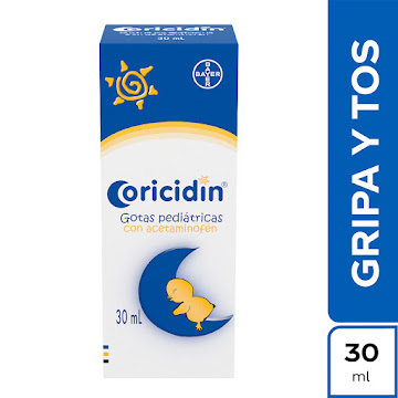Coricidin Acetaminofén 100 mg Bayer Frasco x 30 ml  