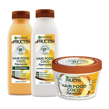Combo Fructis Hair Food Coco Shampoo + Acondicionador + Mascarilla  