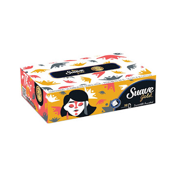 Pañuelos Faciales Suave Gold Doble Hoja Caja x 50 Unidades  