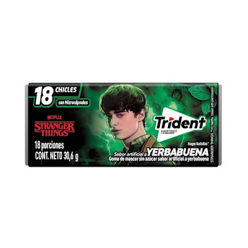 Chicle Trident Yerbabuena x 30.6 gr  