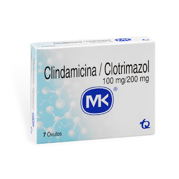 Clindamicina + Clotrimazol 100 mg/200mg MK Caja x 7 Óvulos  