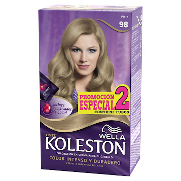 Tinte Wella Koleston Plata N°98 x 2 und  