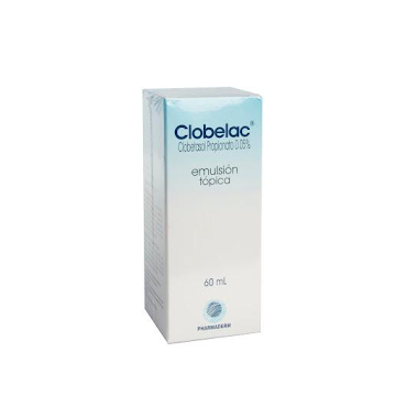 Clobelac Clobetazol Propionato 0.05% Pharmaderm Emulsión Frasco x 60 ml  