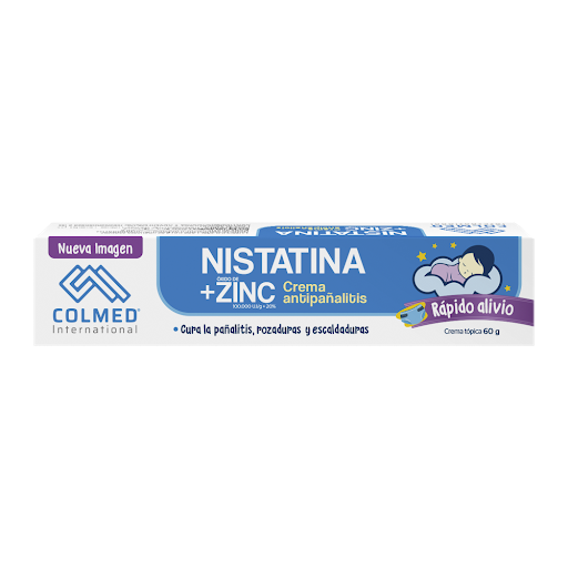 Crema Antipañalitis Nistatina + Óxido De Zinc x 60 gr