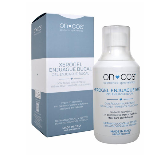 Oncos Xerogel Enjuague Bucal x 250 ml  Oncos Xerogel Enjuague Bucal  Gel Enjuague Bucal x 250 ml  Oncos Xerogel Gel Enjuague Bucal, Dermatológicamente probado, su uso regular contribuye a conservar la suavidad natural de la mucosa oral y proporciona una agradable sensación de bienestar y limpieza.