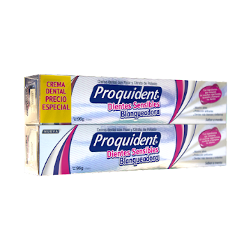 Crema Dental Proquident Dientes Sensibles 75 ml x 2 und  