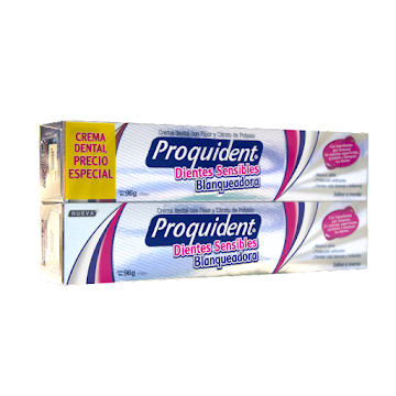 Crema Dental Proquident Dientes Sensibles 75 ml x 2 und  
