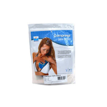 Compresa Kamex Para Senos Talla S/M Color Azul x 2 und  