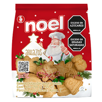 Galleta Navidad Noel Bolsa x 200 gr   