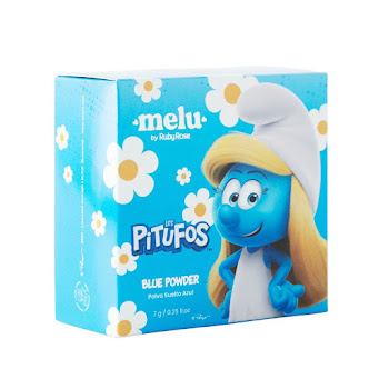 Polvo Suelto Melu Pitufos Azul x 7 gr  