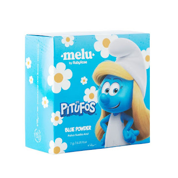 Polvo Suelto Melu Pitufos Azul x 7 gr  