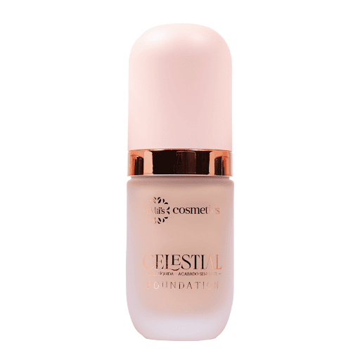 Base Colección Celestial Miis Cosmetics Tono 2 MIIS COSMETICS base de rostro x 1 Luce una piel de porcelana, con nuestra base celestial, su cobertura es alta, te brinda un acabado semi/mate, es cremosa y suave al aplicar.Vienen 7 tonos desde el más claro hasta el más profundo, ide