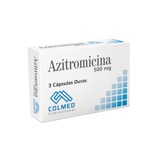 Azitromicina 500 mg Colmed Caja x 3 Cápsulas