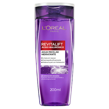 Agua Micelar Loreal Paris Ácido Hialurónico x 200 ml  