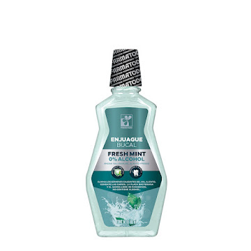 Enjuague Bucal Farmatodo   Fresh Mint 0% Alcohol  x 180 ml  