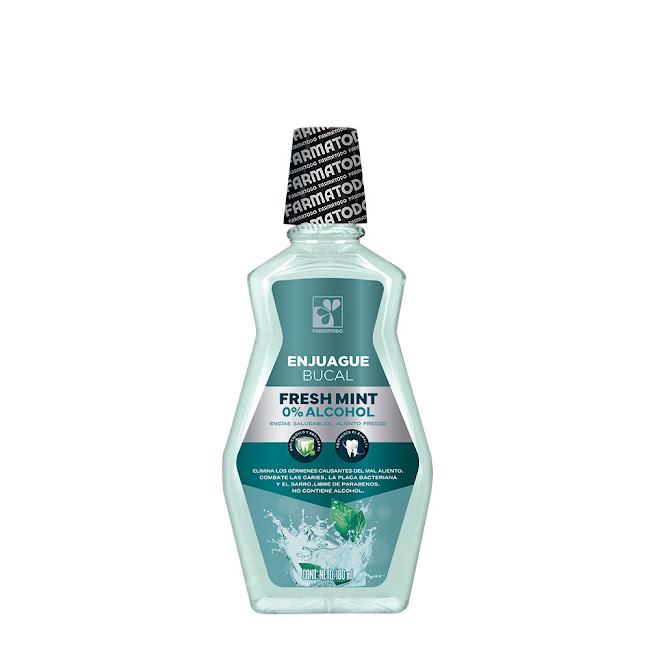 Enjuague Bucal Farmatodo   Fresh Mint 0% Alcohol  x 180 ml  