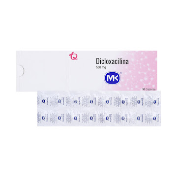 Dicloxacilina 500 mg MK Fracción Blíster x 10 Cápsulas  
