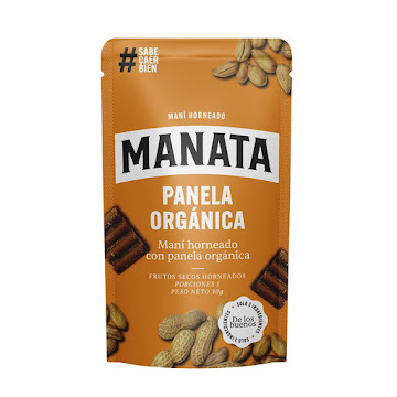 Maní Horneado Manata Panela Orgánica x 30 gr  
