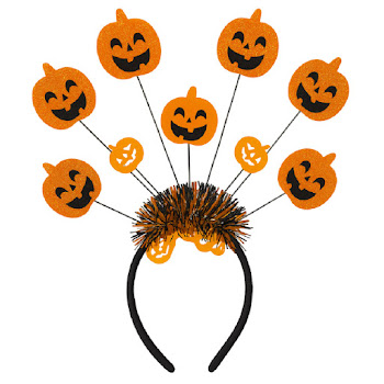Diadema Surtida de Calabazas Halloween Decoración x 1 und  