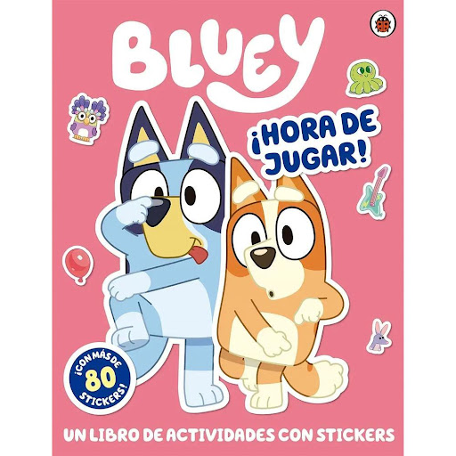 Bluey. Hora De Jugar Altea Libro x 1.0 Bluey. Hora De Jugar  Diviértete con Bluey y Bingo jugando a sus juegos favoritos. Podrás atrapar al Ibis con Bluey, jugar a la Garra Mágica con Bingo o disfrazarse con Bandit. ¡Y todo mientras coloca