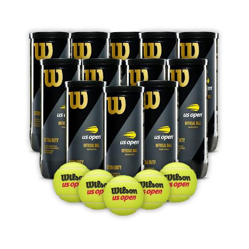 Combo Pelotas de Tenis Wilson Us Open Extra Duty 3P X 12T Wilson Tarros x 12 MODELO: Us Open Extra DutyĦLa Pelota oficial del US Open por más de 25 años!Las pelotas de tenis Wilson US Open se producen con una lana de alta calidad que luego se teje en un fieltro grueso y denso.