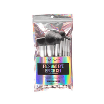 Set De Brochas Samy   Silver Glam Collection x 10 und 