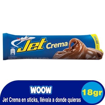 Chocolatina Jet Crema Stick x 18 gr undefined