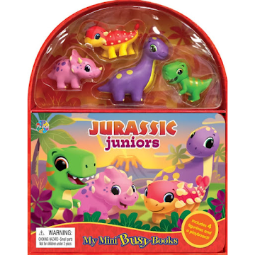 Libro Mini Divertilibros   Pequeñines Jurásicos x 1 und 