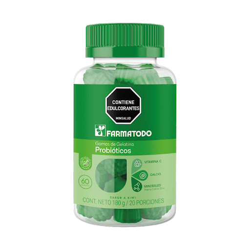 Gomas Farmatodo Probióticos (Lactobacillus Coagulans) Frasco x 60 und