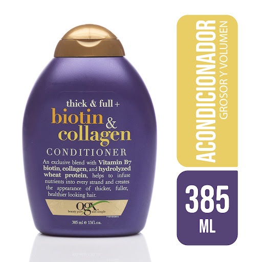 Acondicionador Ogx Thick & Full Biotin & Collagen x 385 ml